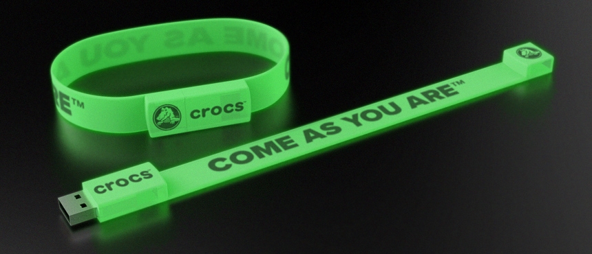 Glow-in-the-Dark Flash Bands | CustomUSB Flash Drive
