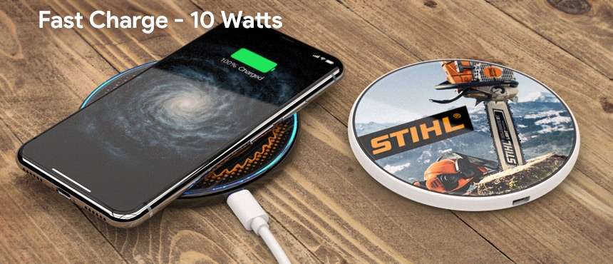 PowerCircle Glass | CustomUSB Wireless Charger 0