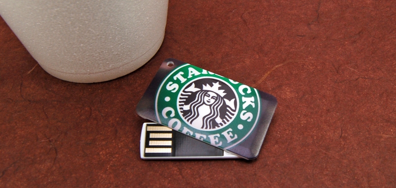 Wallet Card Mini Spin | CustomUSB Business Card Flash Drive 3