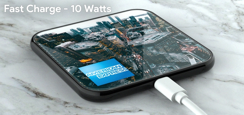 PowerSquare Glass | CustomUSB Wireless Charger 3