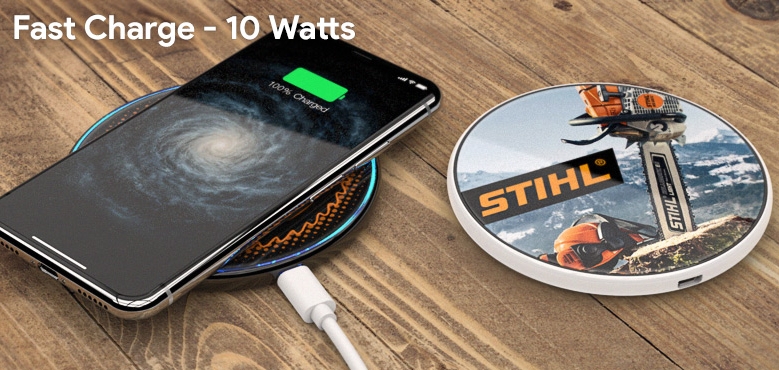 PowerCircle Glass | CustomUSB Wireless Charger 0