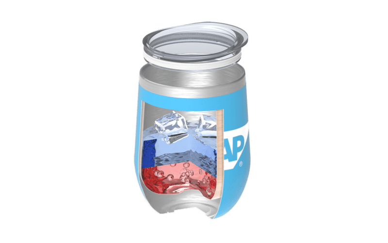 Cece Custom Tumbler | Cutaway View