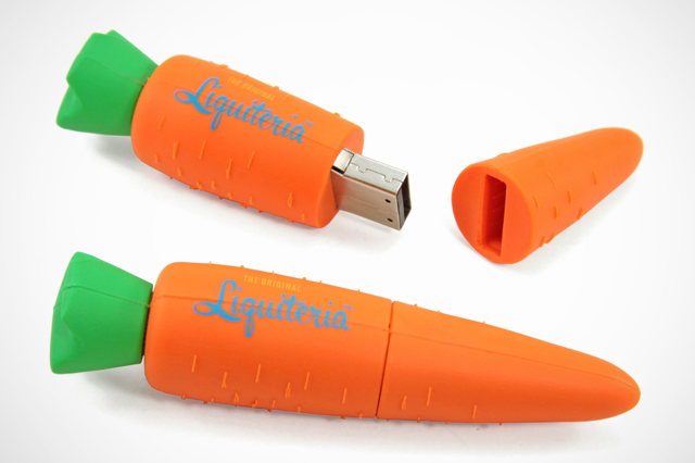 Liquiteria Custom Carrot USB Drive Blog Image